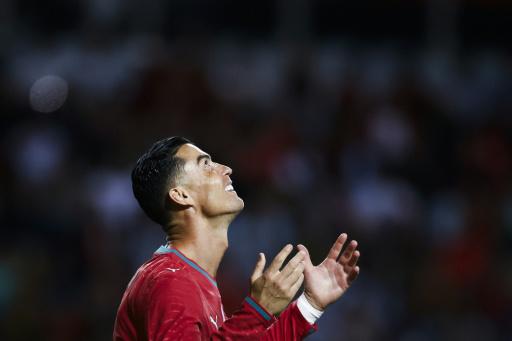 El astro portugués Cristiano Ronaldo en el partido amistoso entre Portugal y Nigeria en el Estádio Magalhães Pessoa, en Leiria, el 10 de junio de 2026