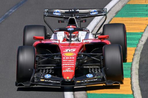 Charles Leclerc, de Ferrari, fue el más rápido en la primera práctica del Gran Premio de Australia.