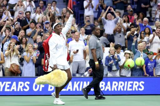 Venus Williams cae con honor en su regreso al Abierto de EEUU