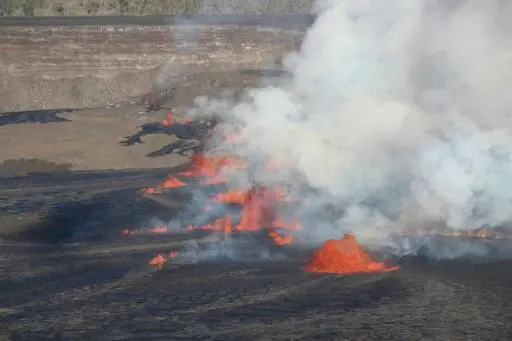 Una erupción del volcán Kilauea, en Hawái (EEUU), en una imagen del 10 de septiembre de 2023