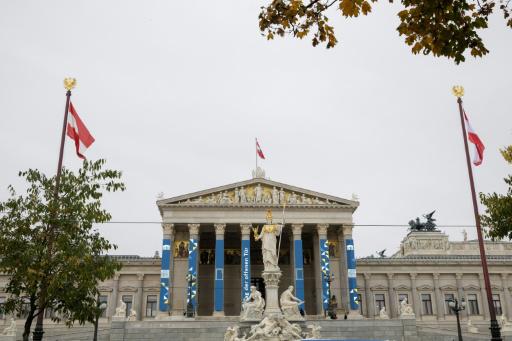 El Parlamento de Austria, que aprobó la prohibición del velo en la escuela para las niñas menores de 14 años, en una imagen del 24 de octubre de 2024