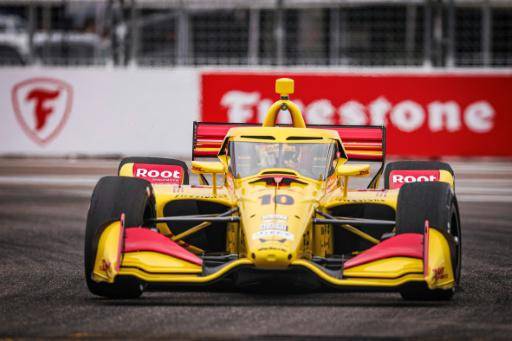 Alex Palou, piloto del Chip Ganassi Racing, durante las rondas de práctica del Gran Premio Firestone de San Petersburgo de la NTT INDYCAR Series, en San Petersburgo, Florida, el 27 de febrero de 2026