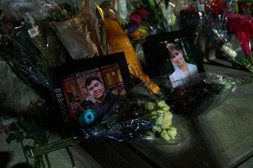 Unos retratos de Mukhammad Aziz Amurzokov y de Ella Cook, víctimas del tiroteo en la Universidad de Brown, en Providence (Rhode Island, EEUU), fotografiados el 15 de diciembre de 2025