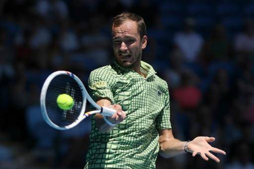Three-time finalist Daniil Medvedev safely made it into the Australian Open second round