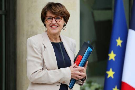 La ministra de Agricultura, Annie Genevard, en el Elíseo (París) el 29 de octubre de 2025