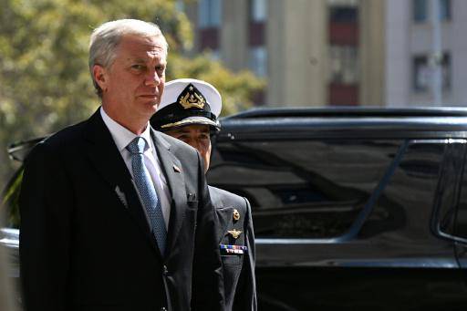 El presidente chileno, José Antonio Kast, llega al Ministerio de Defensa para una reunión con altos mandos militares, el 18 de marzo de 2026 en Santiago de Chile