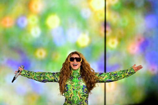 La colombiana Shakira durante su concierto en la playa Copacabana de Rio de Janeiro el 2 de mayo de 2026
