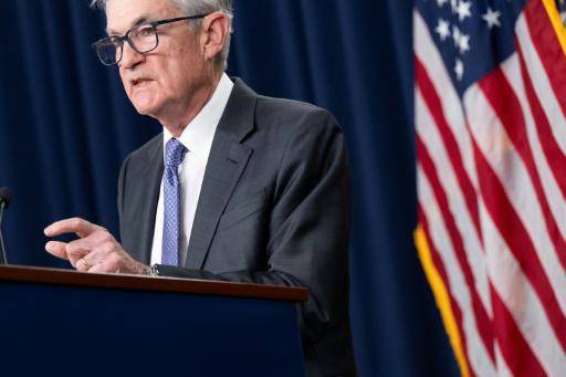 Jerome Powell, presidente de la Reserva Federal de Estados Unidos, ofrece una rueda de prensa en Washington el 10 de diciembre de 2025