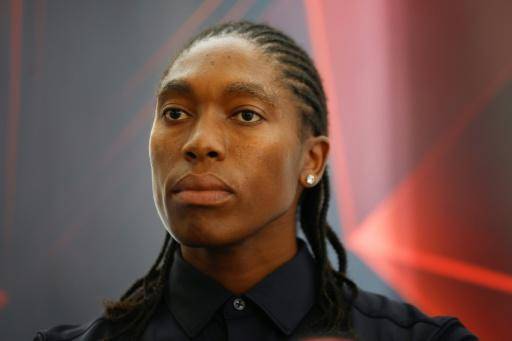 La atleta sudafricana Caster Semenya, durante una rueda de prensa el 9 de febrero de 2024 en Johannesburgo