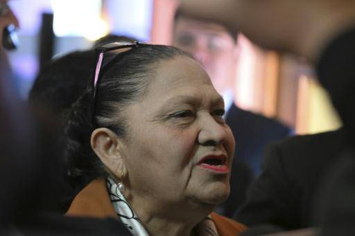 La fiscal general de Guatemala, Consuelo Porras, participa en una votación del Colegio de Abogados, en Ciudad de Guatemala, el 12 de febrero de 2026