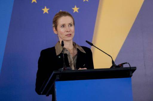 Kaja Kallas, alta representante de la Unión para Asuntos Exteriores y Política de Seguridad de la Unión Europea, el 31 de marzo de 2026 en Kiev