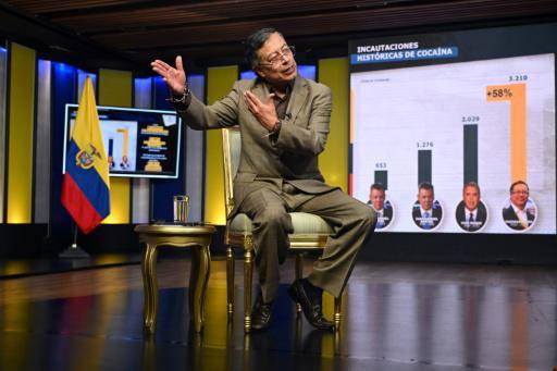 El presidente de Colombia, Gustavo Petro, entrevistado por la AFP en la Casa de Nariño, en Bogotá, el 4 de junio de 2026