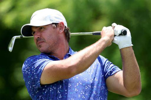El estadounidense Brooks Koepka durante su participación en el pasado Campeonato de la PGA el 14 de mayo de 2025
