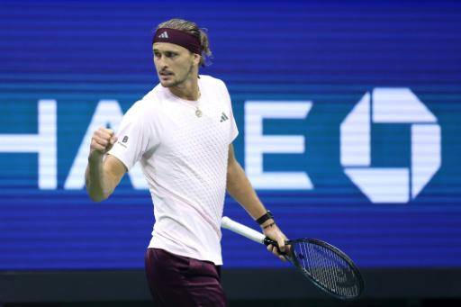 Alexander Zverev durante su victoria en cuartos de final del US Open el 9 de septiembre de 2026