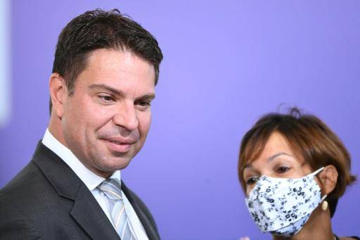 El exdirector general de la Agencia de Inteligencia de Brasil Alexandre Ramagem, en un acto en el Palacio de Planalto, en Brasilia, el 16 de diciembre de 2020