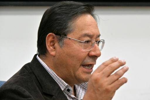 El expresidente de Bolivia, Luis Arce Catacora, durante una entrevista con la AFP cuando aún gobernaba, en La Paz, el 18 de junio de 2025.