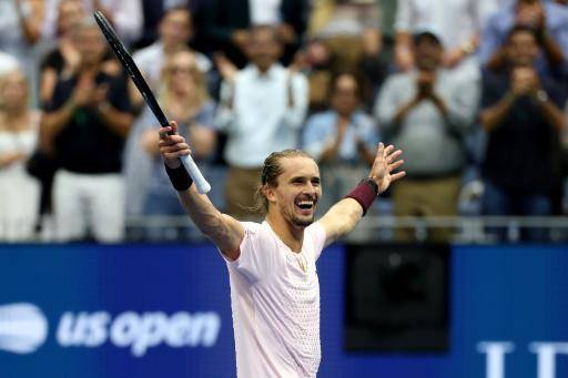 Alexander Zverev celebra su victoria en la final del US Open el 13 de septiembre de 2026