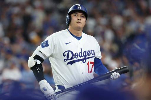El astro de los Dodgers de Los Ángeles Shohei Ohtani durante el duelo de playoffs de las Grandes Ligas ante los Cerveceros de Milwaukee en Los Ángeles, el 15 de octubre de 2026