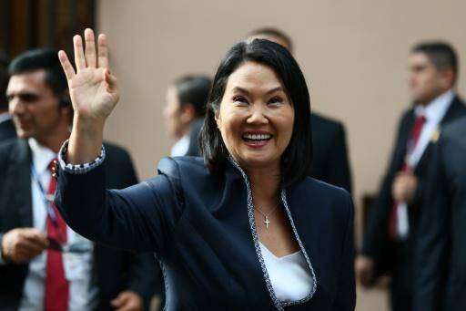 La presidenta electa de Perú, Keiko Fujimori, llega al Ministerio de Relaciones Exteriores, en Lima, el 27 de julio de 2026, para reunirse con delegaciones extranjeras antes de su toma de posesión