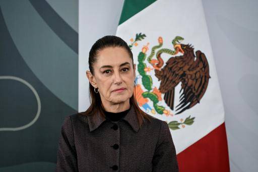 La presidenta mexicana, Claudia Sheinbaum, durante su rueda de prensa diaria el 9 de marzo de 2026 en Ciudad de México