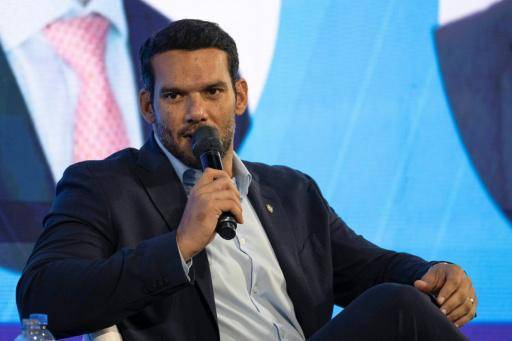El presidente de la Confederación Brasileña de Fútbol, Samir Xaud, en el evento Rio Innovation Week, en Rio de Janeiro, Brasil, el 13 de agosto de 2025