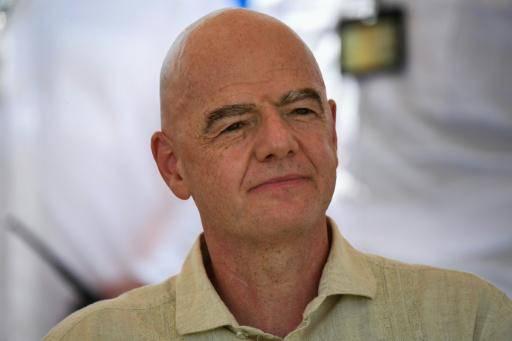 El presidente de la FIFA, Gianni Infantino, durante una visita a un complejo deportivo en Cali, Colombia, el 7 de agosto de 2026