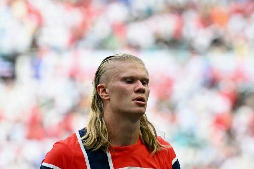El delantero noruego Erling Braut Haaland durante el partido de cuartos del Mundial entre Inglaterra y Noruega en el Miami Stadium de Miami, el 11 de julio de 2026