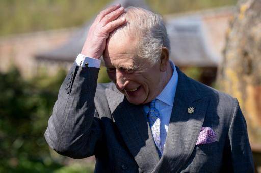 El rey Carlos III, el 22 de abril de 2026 en Dumfries House, cerca de la localidad escocesa de Cumnock