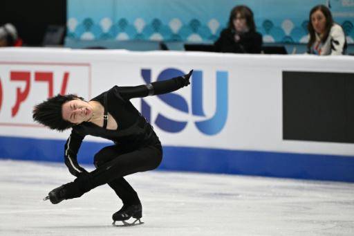 El japonés Kao Miura compite en el programa corto del Campeonato de los Cuatro Continentes de patinaje artístico en Pekín (China), el 24 de enero de 2026