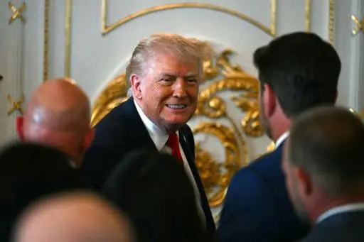 El presidente de los Estados Unidos, Donald Trump, en Palm Beach, Florida, el 16 de enero de 2026