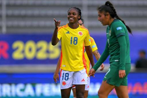Colombia atropella 8-0 a la eliminada Bolivia en la Copa América femenina 2025