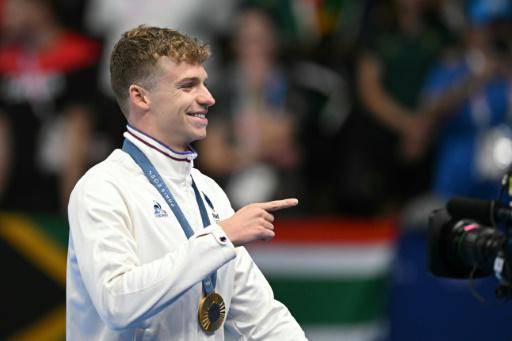 Marchand, fascinado por el apoyo de su público en su primer oro olímpico