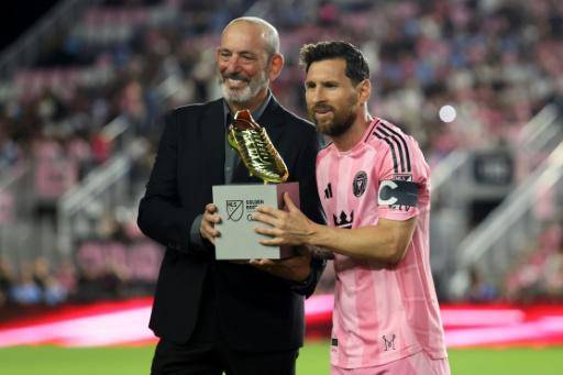 Messi recibe su primera Bota de Oro de la MLS antes de arranque de playoffs