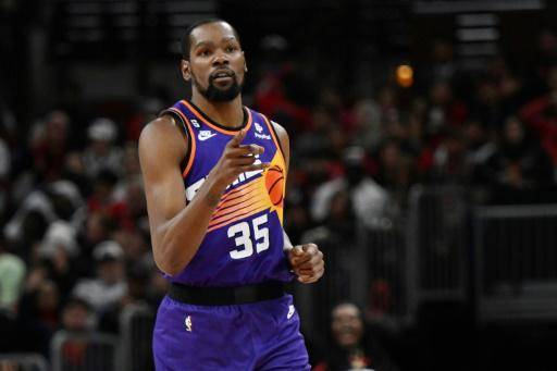 Kevin Durant (Suns) estará tres semanas de baja por un esguince