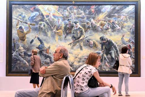 Una exposición en Moscú transforma la guerra en arte de exaltación patriótica