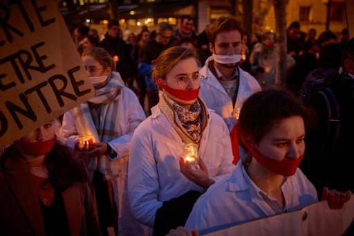 Una manifestación contra el aborto convocada en París el 28 de febrero de 2024