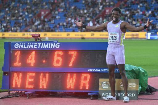 Lyles logra mejor tiempo histórico de 150 m, Broeders-Bol segunda en 800 m