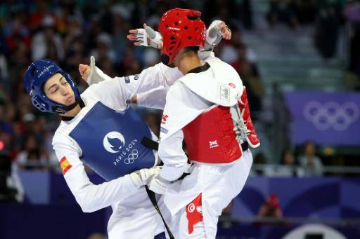 España se queda a las puertas de medalla en primera jornada de taekwondo en París-2024