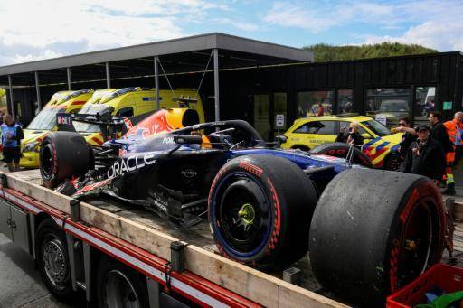 El neerlandés Verstappen abandona por accidente en primera vuelta de GP de Países Bajos