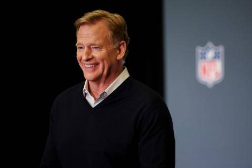 El comisionado de la NFL, Roger Goodell, durante su rueda de prensa del 2 de febrero de 2026 en San José (California)