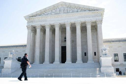 Una imagen de la sede del Tribunal Supremo de EEUU tomada el 25 de junio de 2026 en Washington