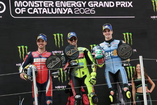 Di Giannantonio gana un accidentado Gran Premio de Cataluña de MotoGP