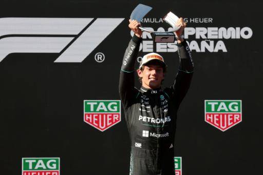 El italiano Kimi Antonelli gana el Gran Premio de España de F1