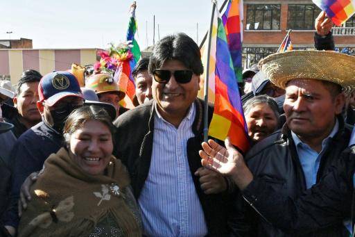 Bolivia vive una rebelión contra un gobierno sometido a EEUU, dice Evo Morales a la AFP