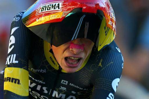 Vingegaard es primer líder del Tour tras triunfo del equipo Visma en la crono de Barcelona