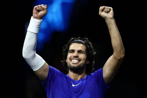 Europa domina 7-5 en la Laver Cup, Alcaraz resiste ante Fritz
