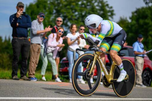 La ciclista australiana Grace Brown, campeona del mundo de contrarreloj