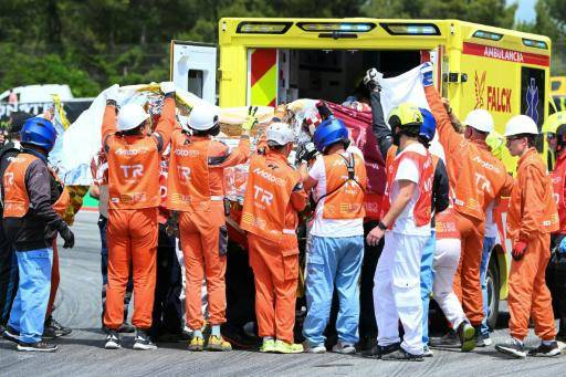 Detenido el GP de Cataluña de MotoGP tras terrible accidente