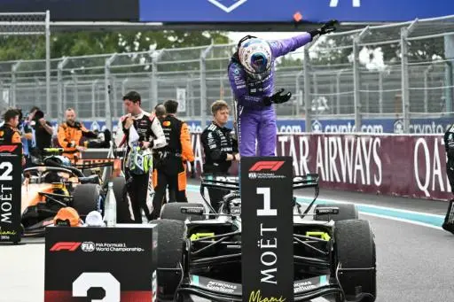 Kimi Antonelli (Mercedes) gana el GP de Miami de Fórmula 1, su tercer triunfo seguido