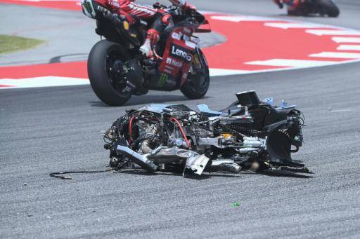 Di Giannantonio gana un accidentado Gran Premio de Cataluña de MotoGP